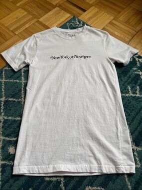 New York or Nowhere White Graphic Tee -
